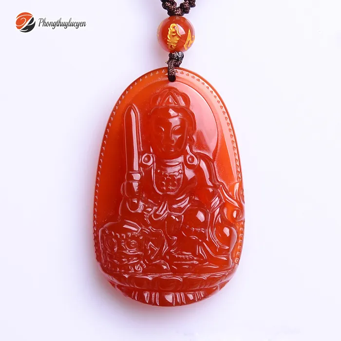 Văn thù bồ tát đá mã não