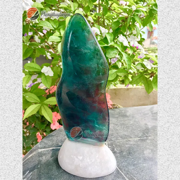 Đá phong thủy Fluorite xanh ngọc