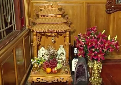 Vị trí đặt tượng Thần tài, Ông Địa