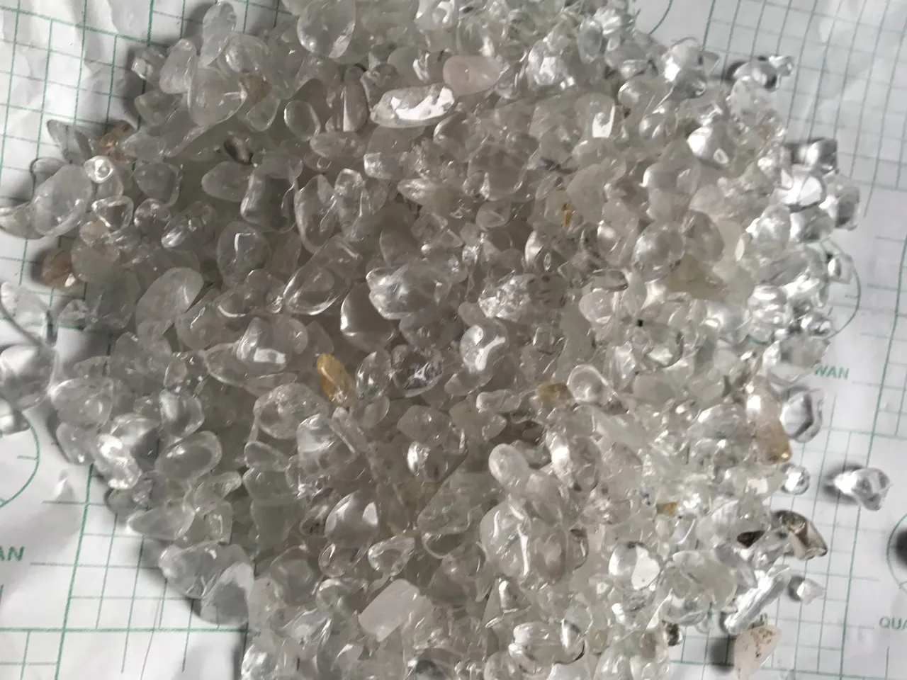 Đá thạch anh vụn đánh mài bóng