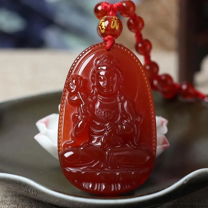 mặt dây chuyền đại thế chí đỏ
